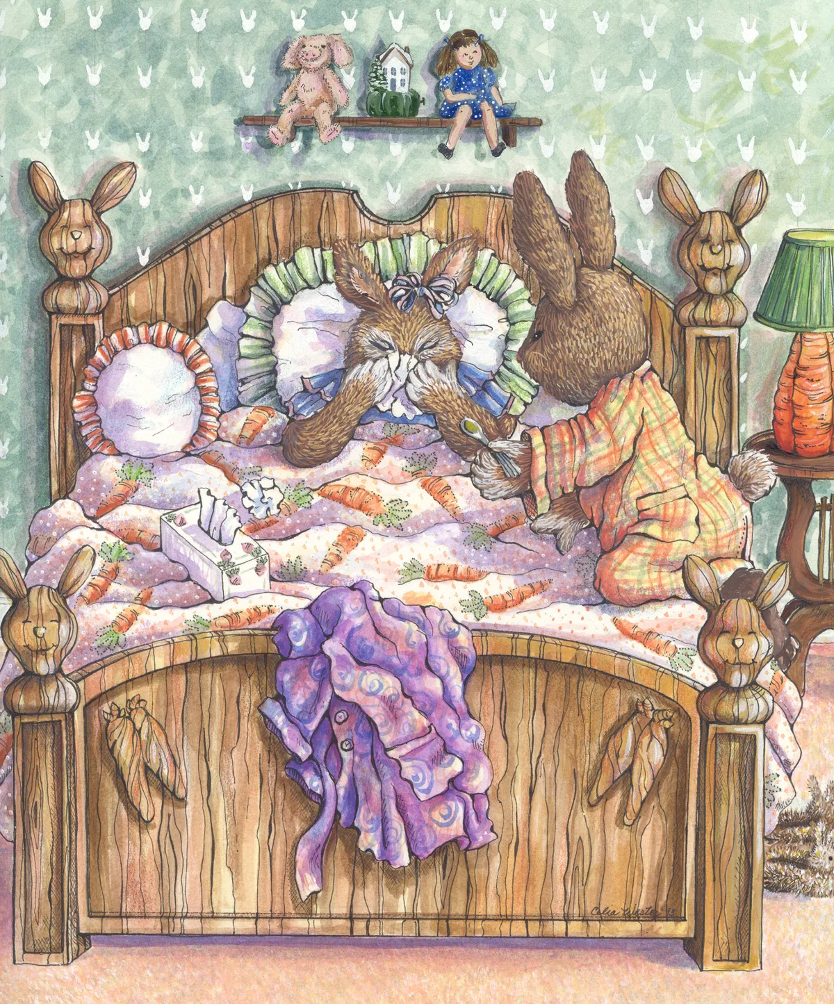 Rabbits (Book Illustration)